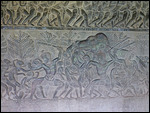 Angkor Wat bas relief - Battle Scene