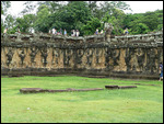 Angkor Thom - Garudas holding up Elephants Terrace