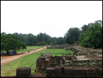 Angkor Thom - view from Elephants Terrace