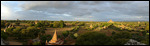 Bagan panorama at sunset