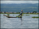 Intha leg-rowing fisherman