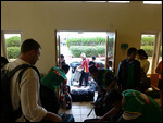 Baggage arrival at Heho airport