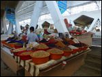 Dry fruits vendor at Oloy Market