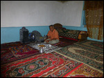Dinner at the Karamyk village home