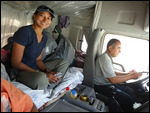 Riding the truck between Tajik and Kyrgyz posts