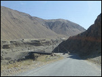 Bridge on the route by the Zerafshan River