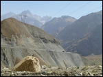 Steep climb through the pass