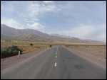 View from back of the truck