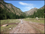 Coming up to a meadow on top