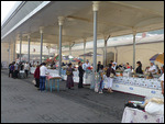 Food section at Chorsu Market 