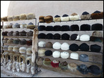 Fur and woollen headgear for sale