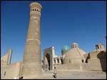 Kalon minaret and Mir-i-Arab Medressa