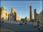 Square fronting Mir-i-Arab Medressa, Kalon Minaret