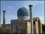 Guri Emir mausoleum where Timur is buried