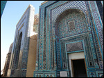 Shah-I-Zinda - exquisite tile decorations