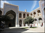 Interior courtyard of Ulugh beg Medressa