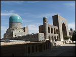 View of Tilla-Kari Medressa from Ulugh Beg Medress