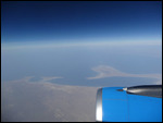 Caspian Sea from the air