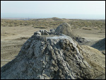 One of several "mud volcanoes" at Qobustan