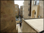 Narrow pedestrian streets in the walled Old City
