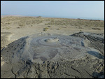 One of several "mud volcanoes" at Qobustan