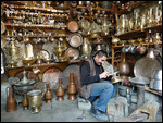 Coppersmith at work