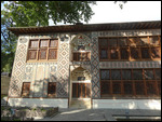Ornate wall decoration at the Khan's Palace