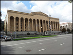 The old Parliament building on Rustaveli avenue