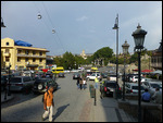 Cable car transporting people to Narikala fortress
