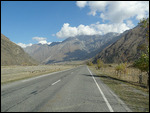 Approaching Kazbegi on Georgian Military Road