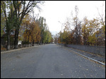 Street in Kazbegi town