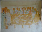 Fresco depicting the Last Supper at Ubadno