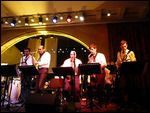 Armenian jazz band performing at Cafesjian Center