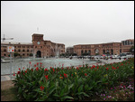 Republic Square with pink tuff buildings