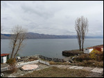 Lake Sevan on an overcast day