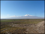 The border with Turkey lies in front.