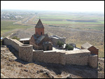Khor Virap from a nearby hill