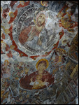 Frescos inside Rock Chapel at Sumela monastery
