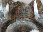 Frescos have been systematically vandalized