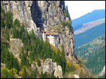 Sumela monastery setting