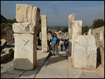 Beginning of pedestrian-only Curetes Road