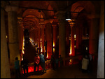 The subterranean Basilca Cistern
