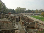 Roman Agora - theatre and lone column