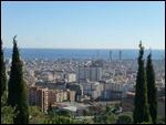 Barcelona view from Parc Guell