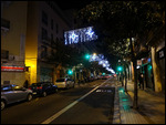 Gracia neighbourhood at night