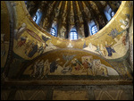 Chora church mosaic ceiling decoration
