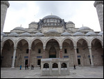 The courtyard of Suleymaniye Mosque