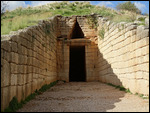 Entrance to Treasury of Atreus, a beehive tomb