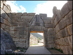Lion Gate - main entrance to citadel of Mycenae