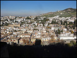View of Albayzin from the Alhambra